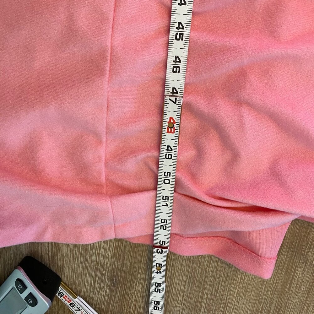 Vintage Vandemere Robe Womens Pink Sz L Brushed Fleece Cottage Core Grandma NWT - Picture 9 of 9
